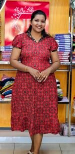 Frock Nighty With Collar Neck