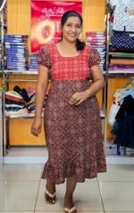 Ajrakh Frock Nighty