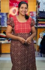 Ajrakh Frock Nighty - Image 2