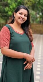 Ajrakh Sleeve Green Georgette  Top & Shawl - Image 2