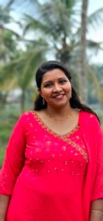 Anagha  Red  Georgette Top and Shawl - Image 2