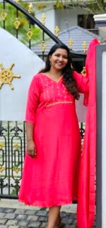 Anagha  Majantha Vichithra Silk Top and Shawl