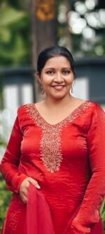 Diva Marron Space Silk Handworked Salwar Set with Bottom and Shawl - Image 2