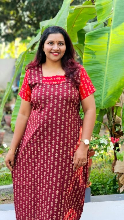 'Mili' Cotton Frock Nighty